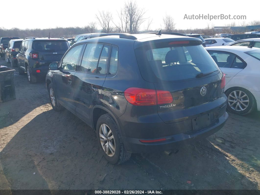 2016 Volkswagen Tiguan S Черный vin: WVGBV7AX7GW546148