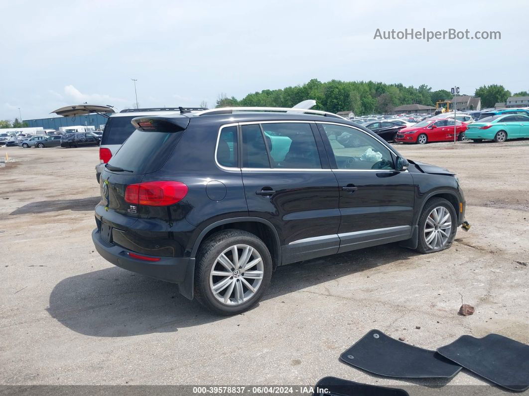 2016 Volkswagen Tiguan Se Black vin: WVGBV7AX7GW586715