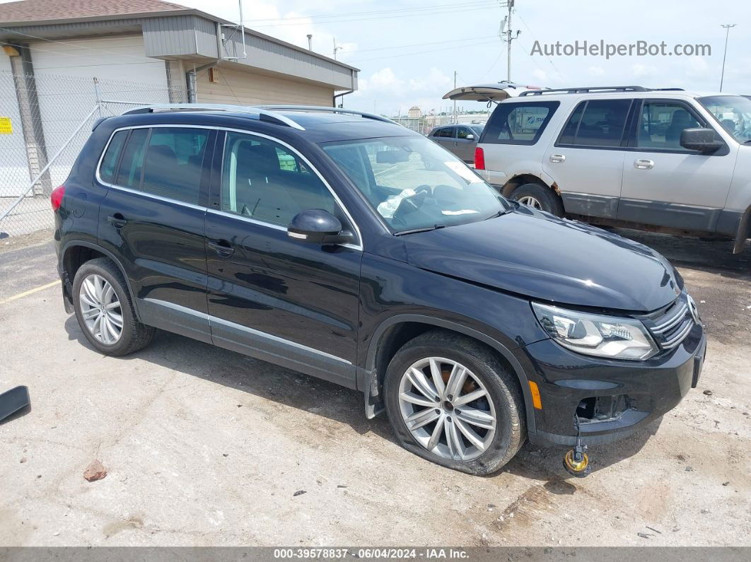 2016 Volkswagen Tiguan Se Black vin: WVGBV7AX7GW586715