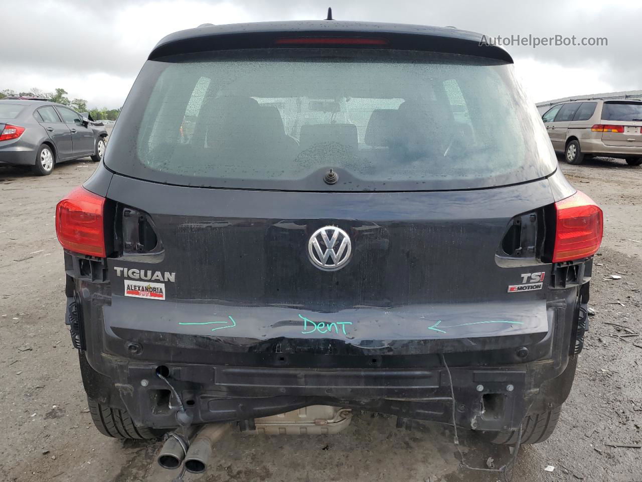 2017 Volkswagen Tiguan S Black vin: WVGBV7AX7HK045141