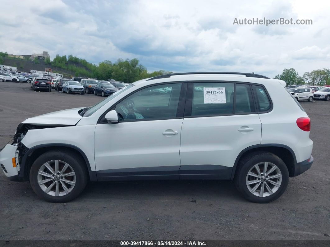 2017 Volkswagen Tiguan 2.0t/2.0t S White vin: WVGBV7AX7HK050226