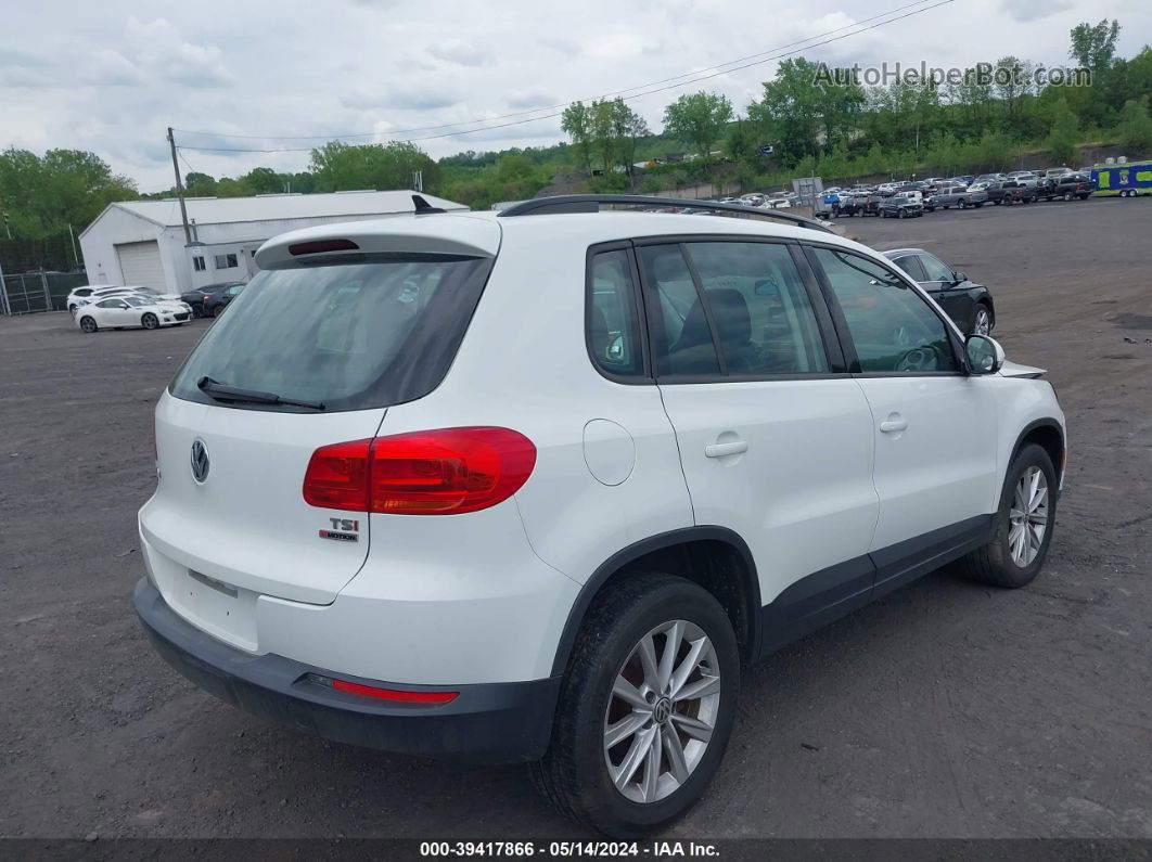 2017 Volkswagen Tiguan 2.0t/2.0t S White vin: WVGBV7AX7HK050226