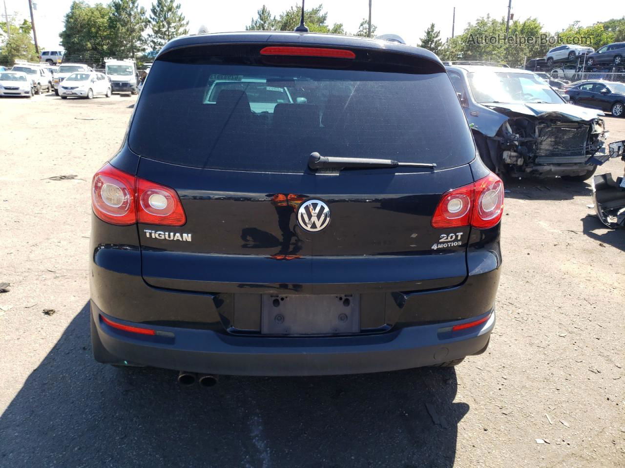 2010 Volkswagen Tiguan Se Black vin: WVGBV7AX8AW502568