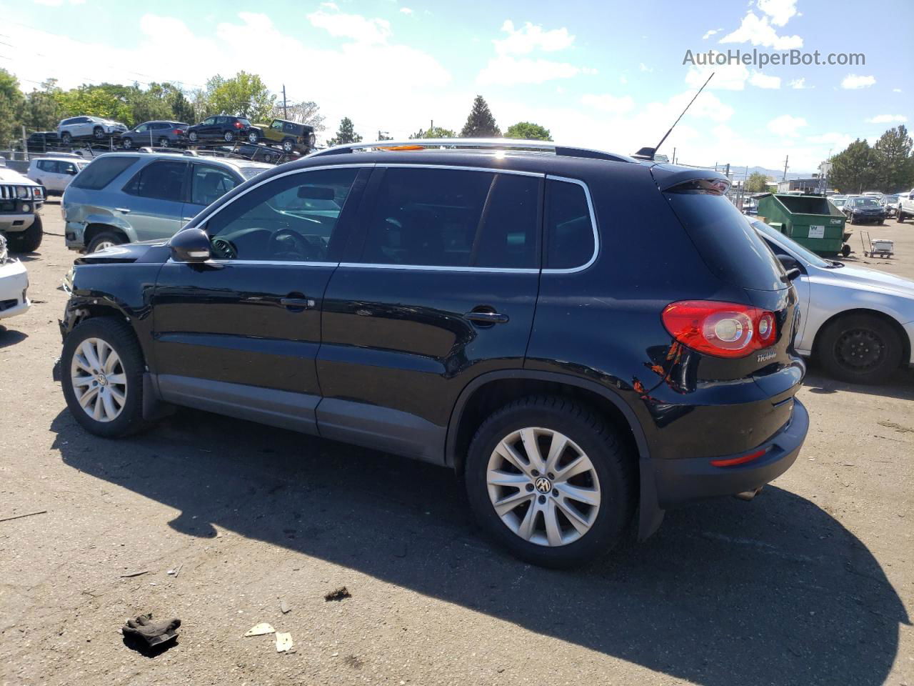 2010 Volkswagen Tiguan Se Черный vin: WVGBV7AX8AW502568