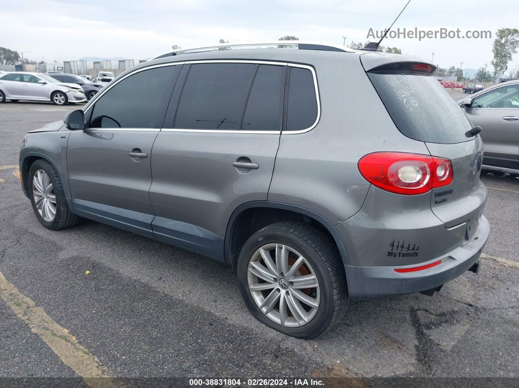 2010 Volkswagen Tiguan Wolfsburg Edition Gray vin: WVGBV7AX8AW516678