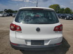 2010 Volkswagen Tiguan Se White vin: WVGBV7AX8AW522075