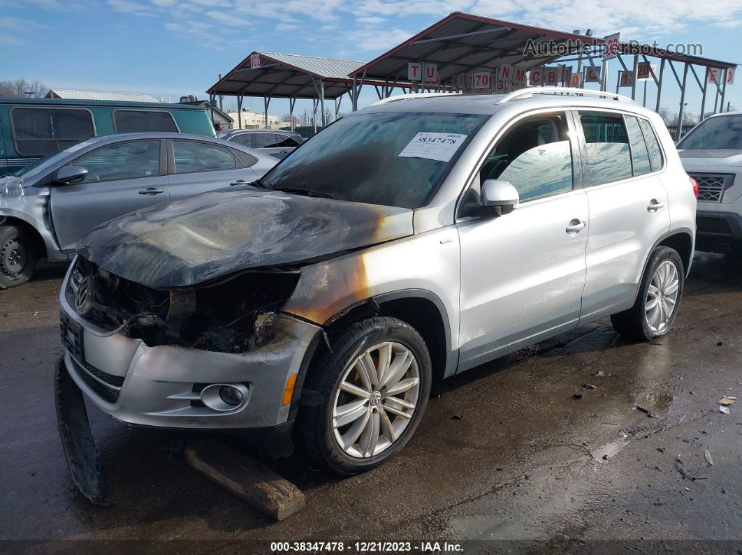 2010 Volkswagen Tiguan Wolfsburg Edition Silver vin: WVGBV7AX8AW532847