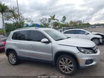 2016 Volkswagen Tiguan Se Silver vin: WVGBV7AX8GW502501