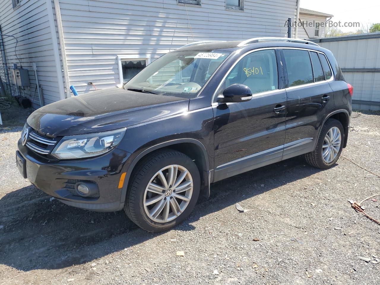 2016 Volkswagen Tiguan S Black vin: WVGBV7AX8GW518875