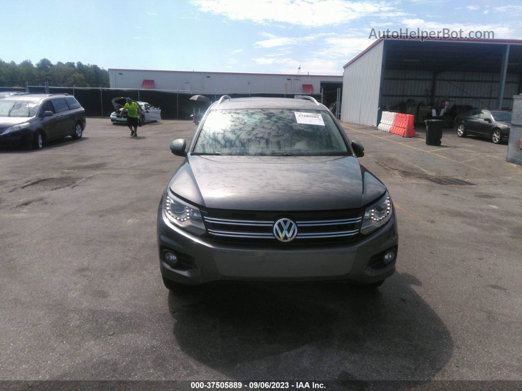 2016 Volkswagen Tiguan Se Серый vin: WVGBV7AX8GW557921