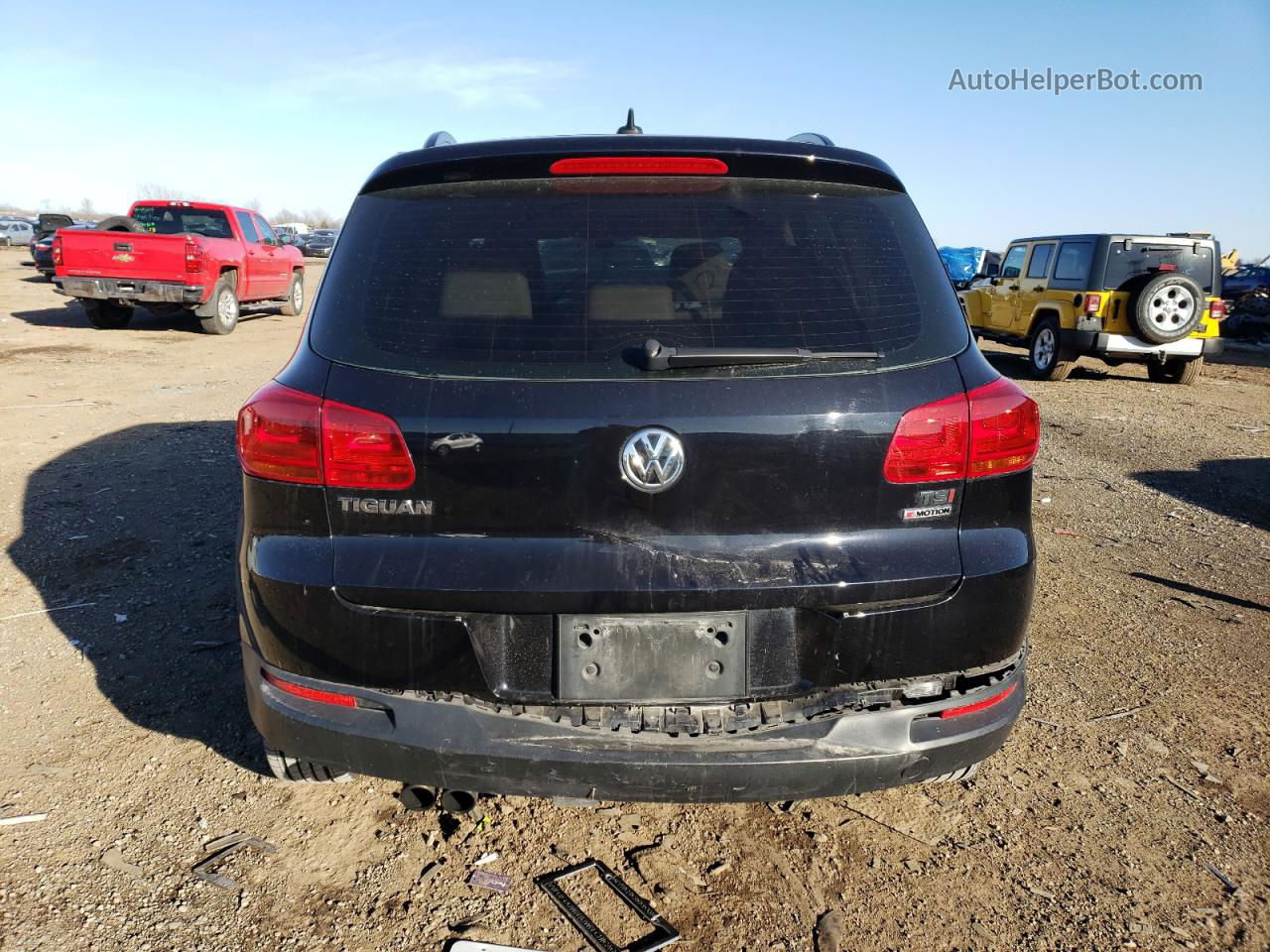 2017 Volkswagen Tiguan S Black vin: WVGBV7AX8HK001908