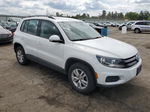 2017 Volkswagen Tiguan S Белый vin: WVGBV7AX8HK014044