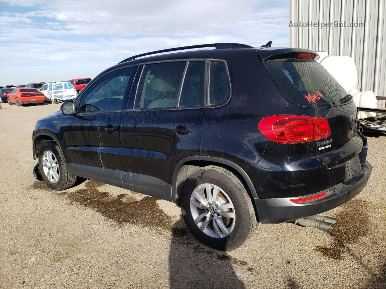 2017 Volkswagen Tiguan S Black vin: WVGBV7AX8HK018692