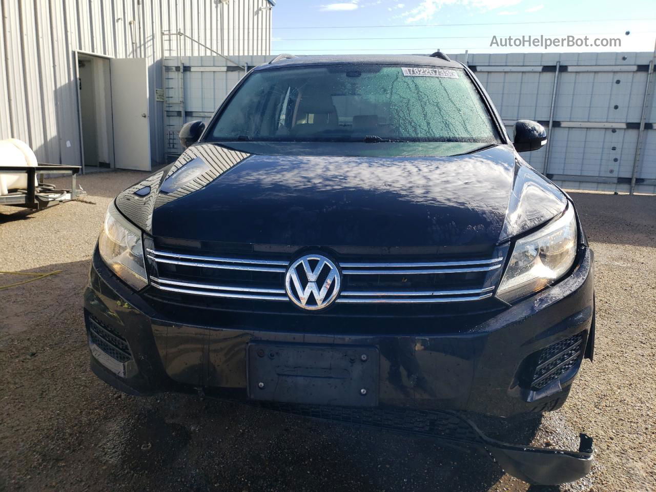 2017 Volkswagen Tiguan S Black vin: WVGBV7AX8HK018692