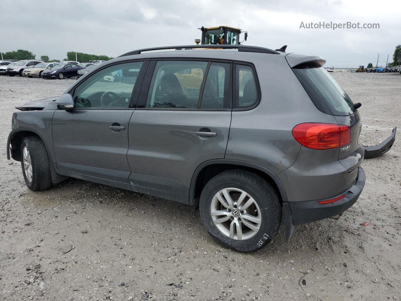 2017 Volkswagen Tiguan S Gray vin: WVGBV7AX8HK027957