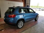 2017 Volkswagen Tiguan S Синий vin: WVGBV7AX8HK042619