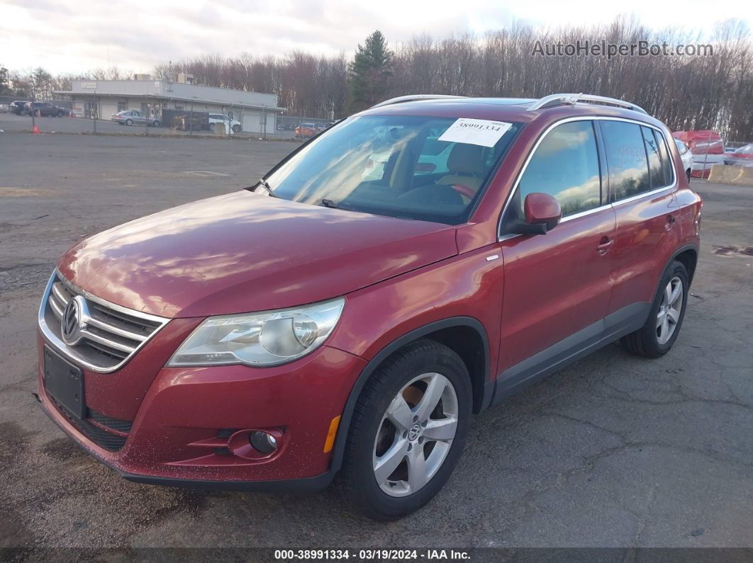 2010 Volkswagen Tiguan Wolfsburg Edition Red vin: WVGBV7AX9AW003729