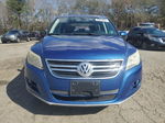 2010 Volkswagen Tiguan Se Синий vin: WVGBV7AX9AW003892