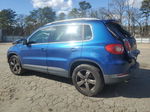 2010 Volkswagen Tiguan Se Синий vin: WVGBV7AX9AW003892