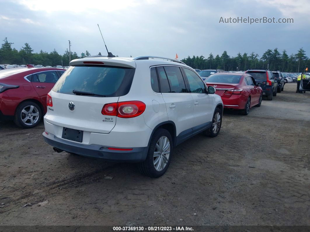 2010 Volkswagen Tiguan Wolfsburg White vin: WVGBV7AX9AW513322