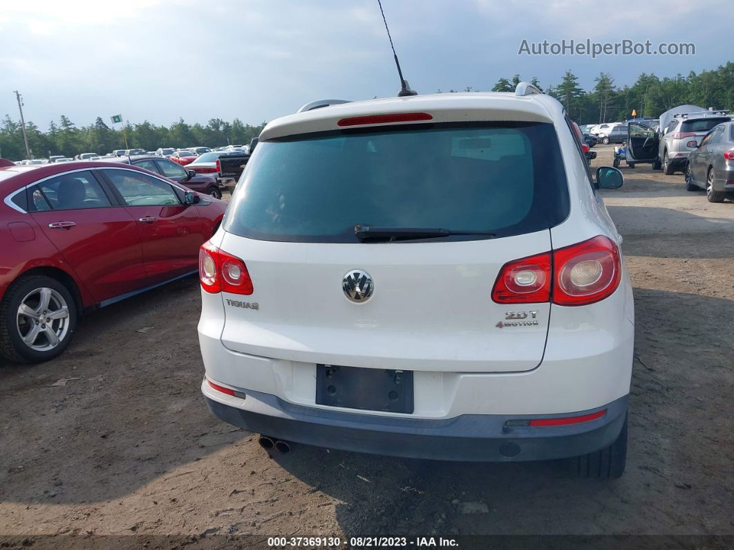 2010 Volkswagen Tiguan Wolfsburg White vin: WVGBV7AX9AW513322