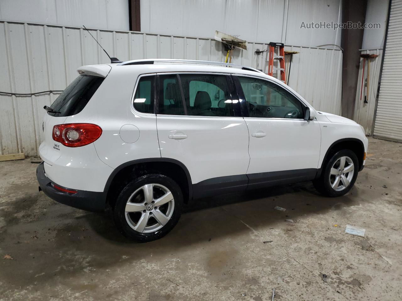 2010 Volkswagen Tiguan Se White vin: WVGBV7AX9AW515751