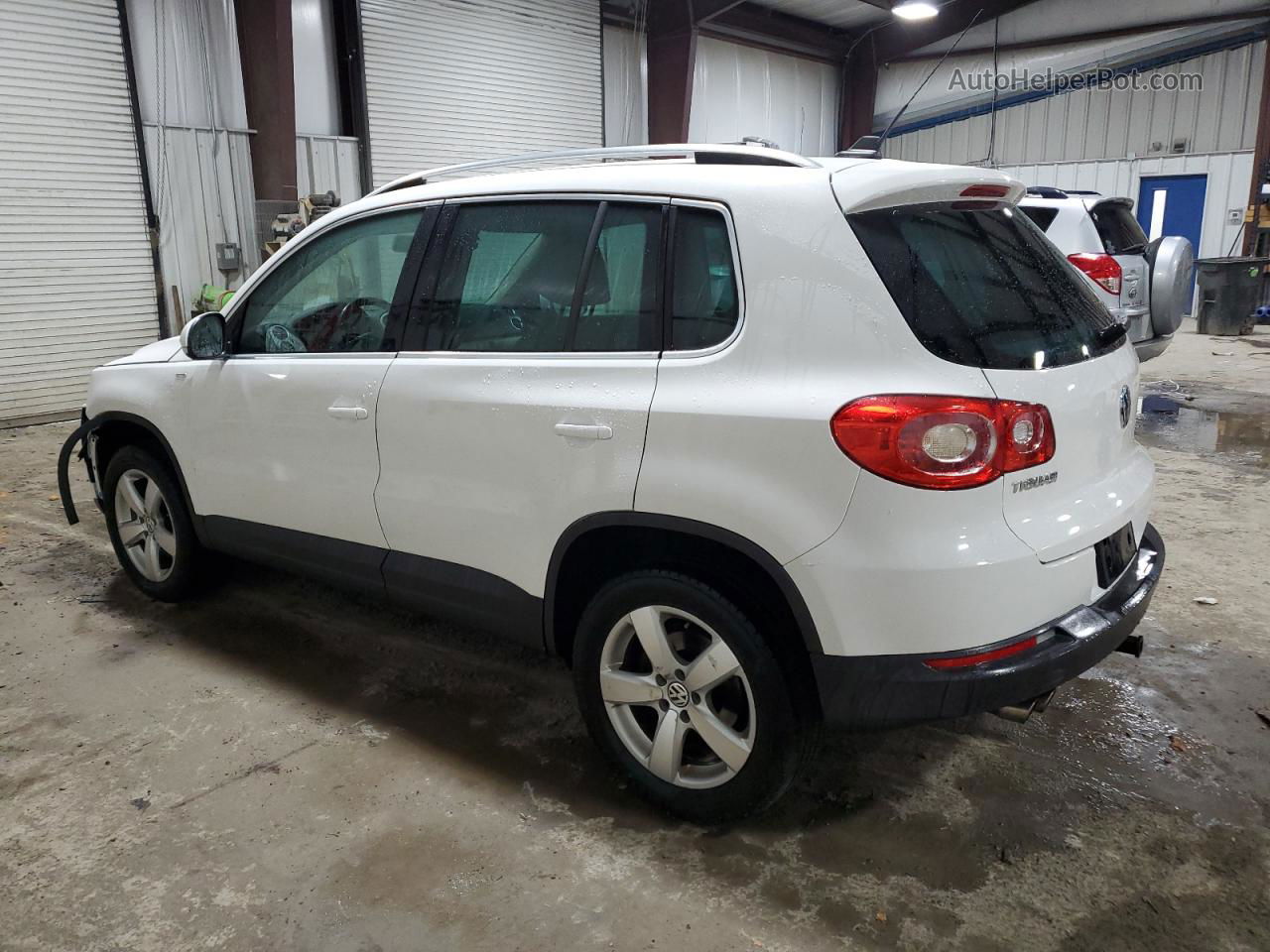 2010 Volkswagen Tiguan Se White vin: WVGBV7AX9AW515751