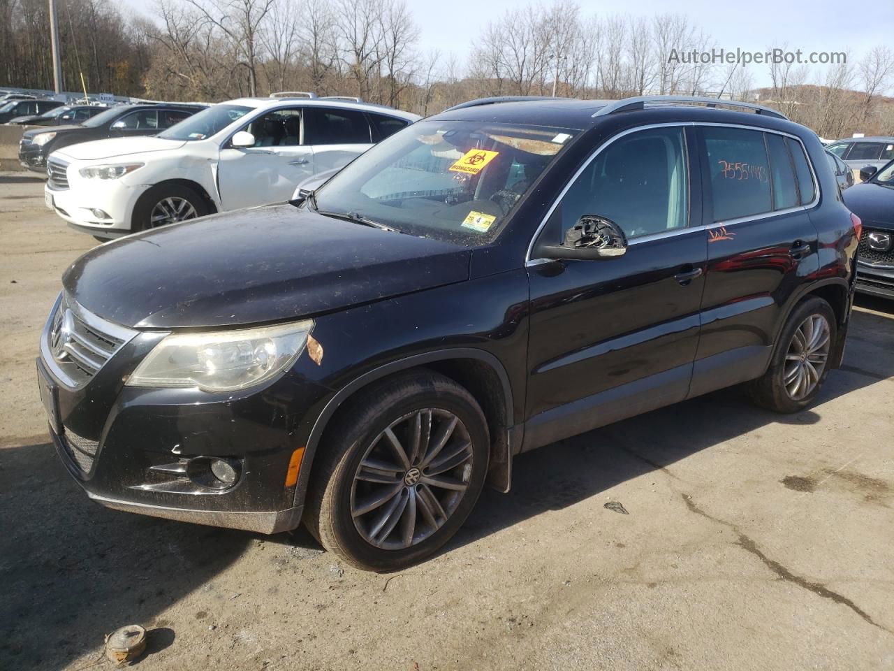 2010 Volkswagen Tiguan Se Black vin: WVGBV7AX9AW522862