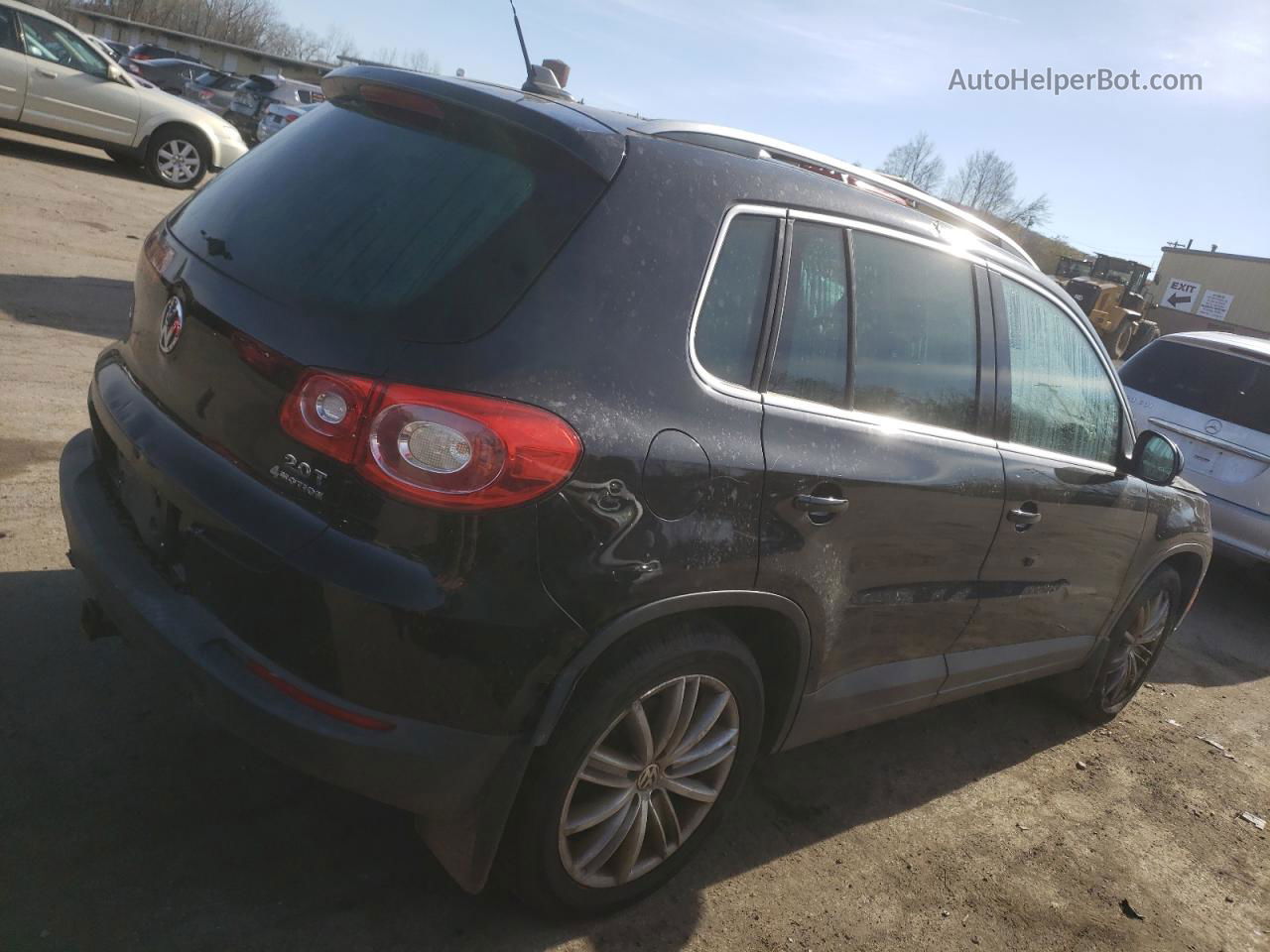 2010 Volkswagen Tiguan Se Black vin: WVGBV7AX9AW522862