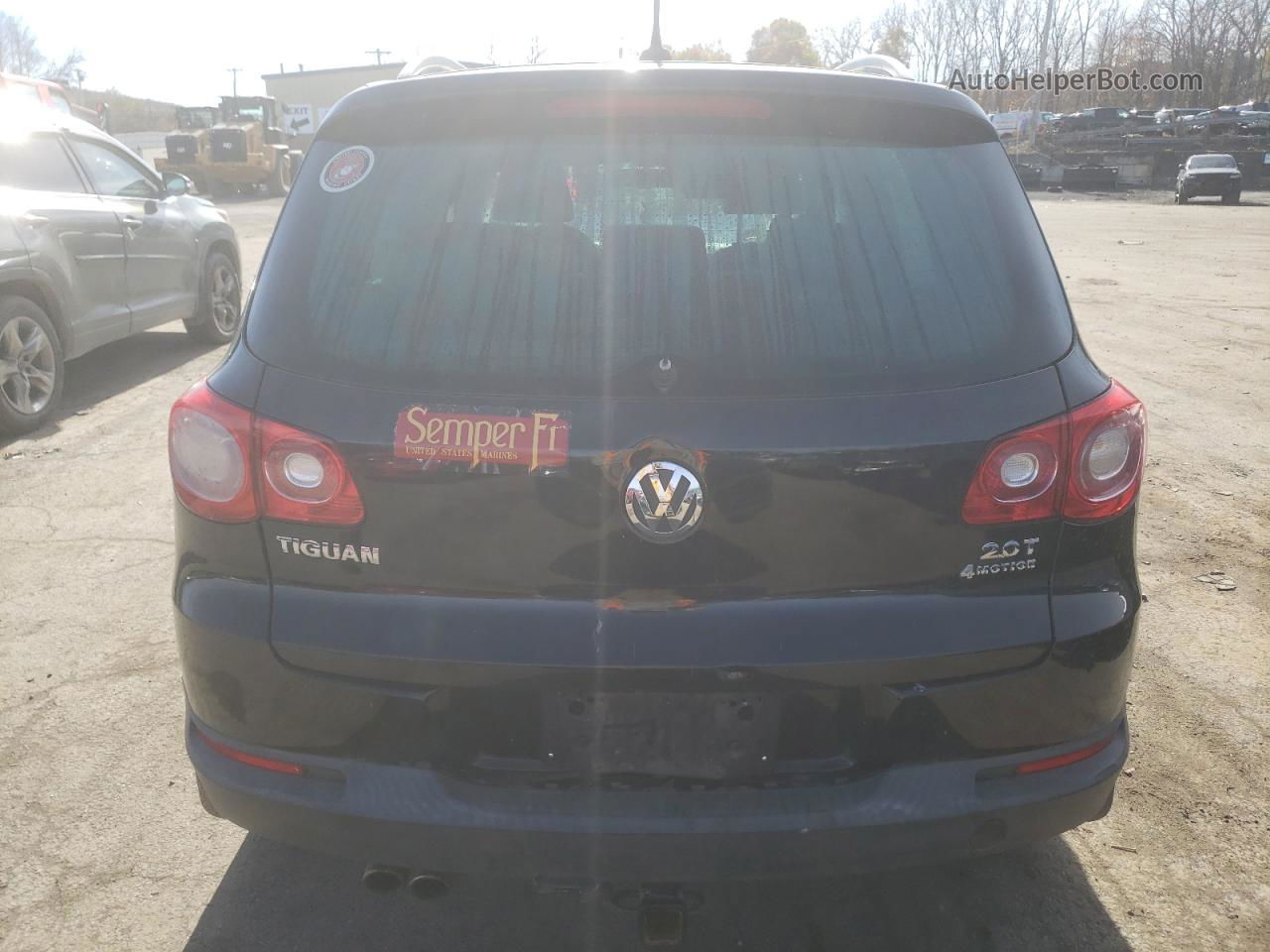 2010 Volkswagen Tiguan Se Black vin: WVGBV7AX9AW522862