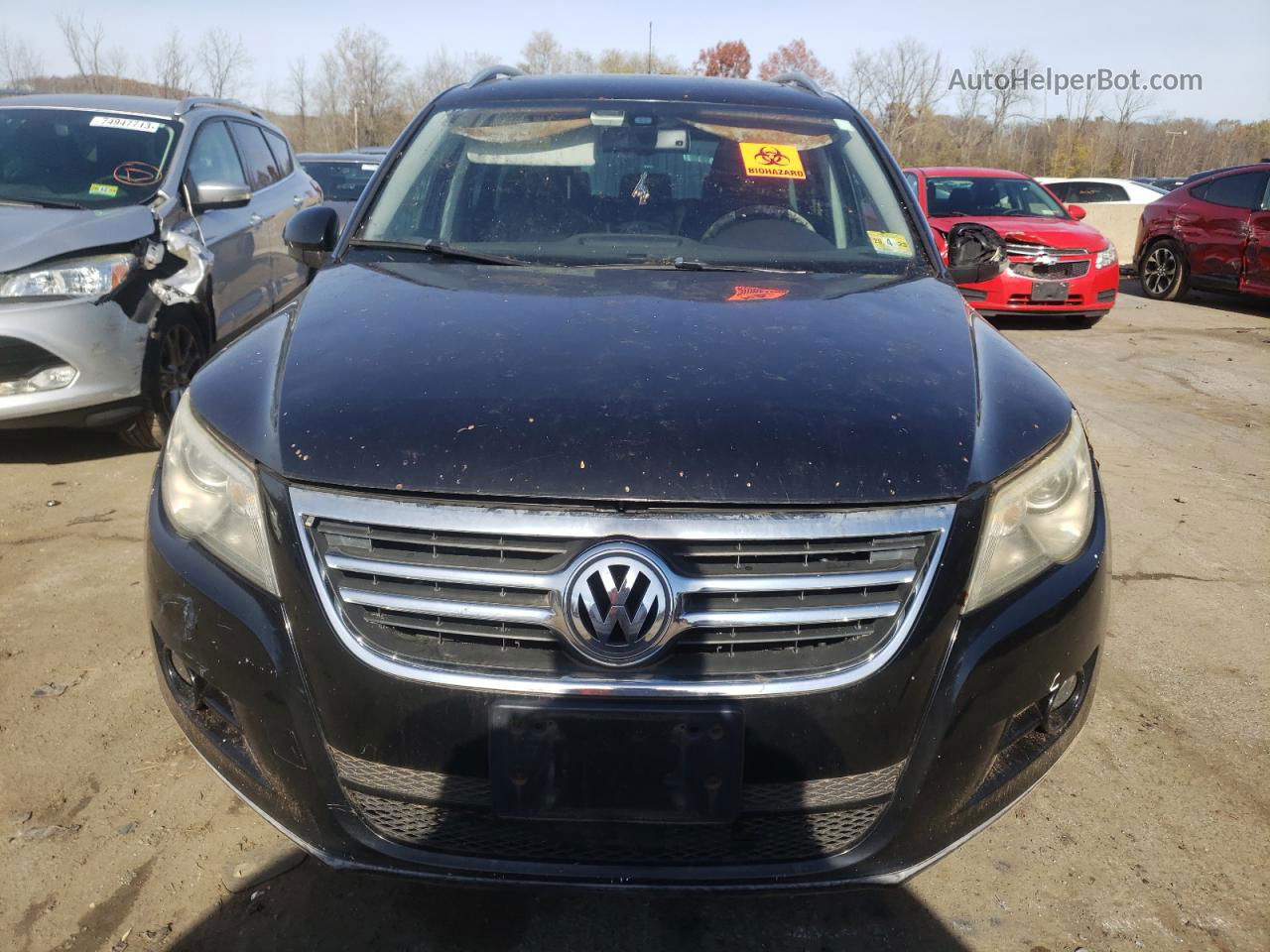 2010 Volkswagen Tiguan Se Black vin: WVGBV7AX9AW522862