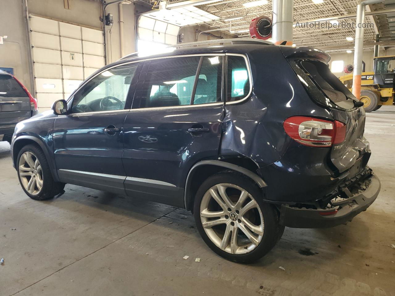 2013 Volkswagen Tiguan S Синий vin: WVGBV7AX9DW525538