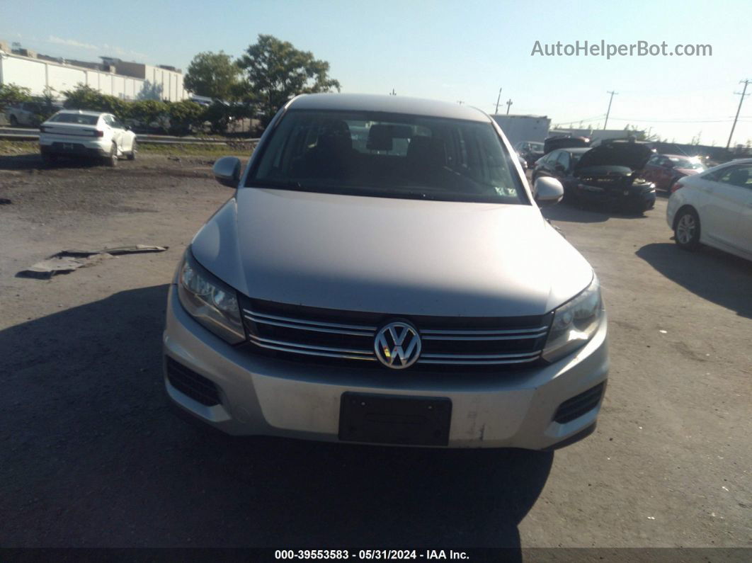 2013 Volkswagen Tiguan S Серебряный vin: WVGBV7AX9DW533753