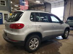 2016 Volkswagen Tiguan S Silver vin: WVGBV7AX9GW013475