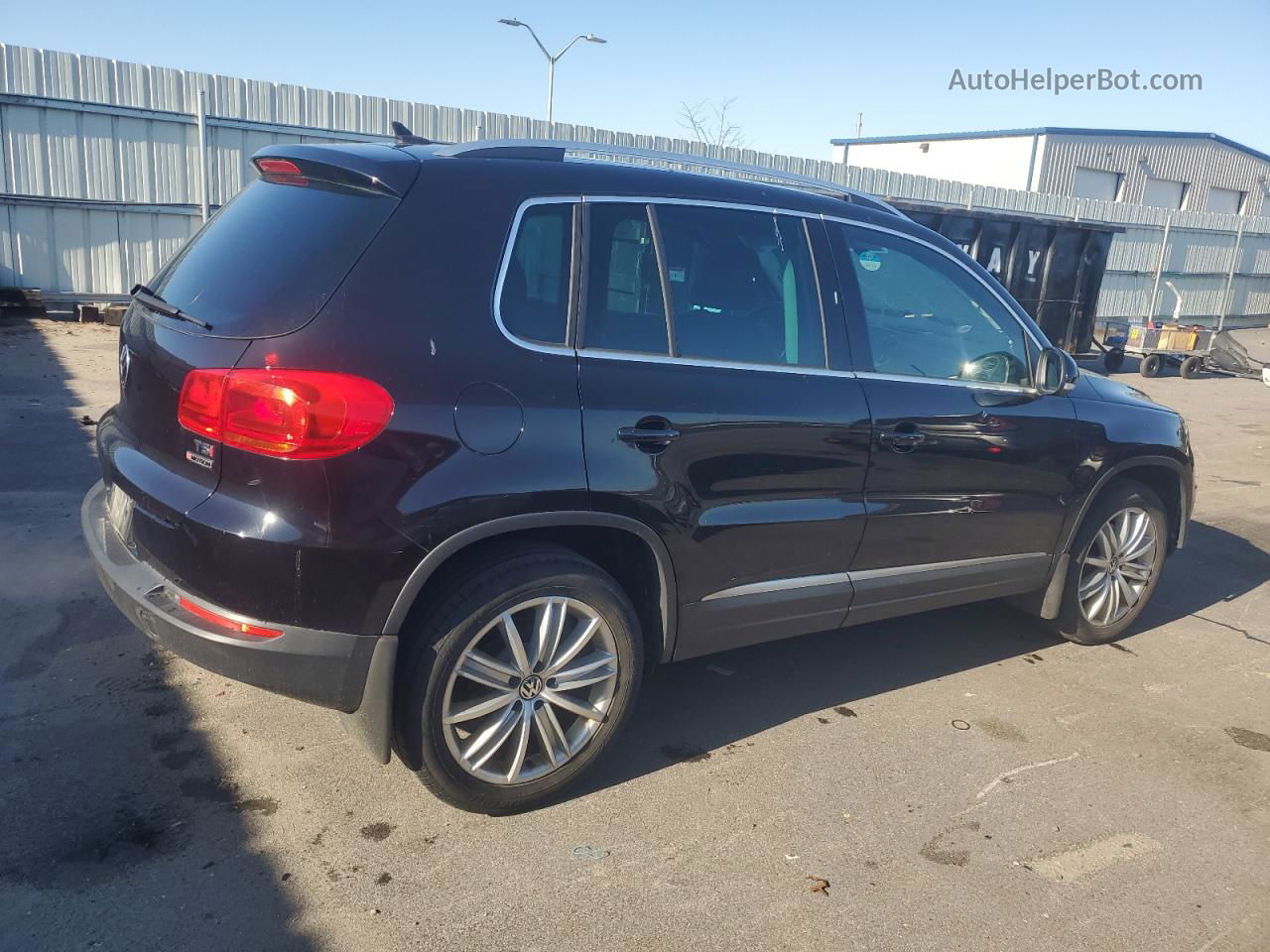 2016 Volkswagen Tiguan S Black vin: WVGBV7AX9GW516603