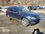 2016 Volkswagen Tiguan S Синий vin: WVGBV7AX9GW576140