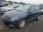 2016 Volkswagen Tiguan S Синий vin: WVGBV7AX9GW579250