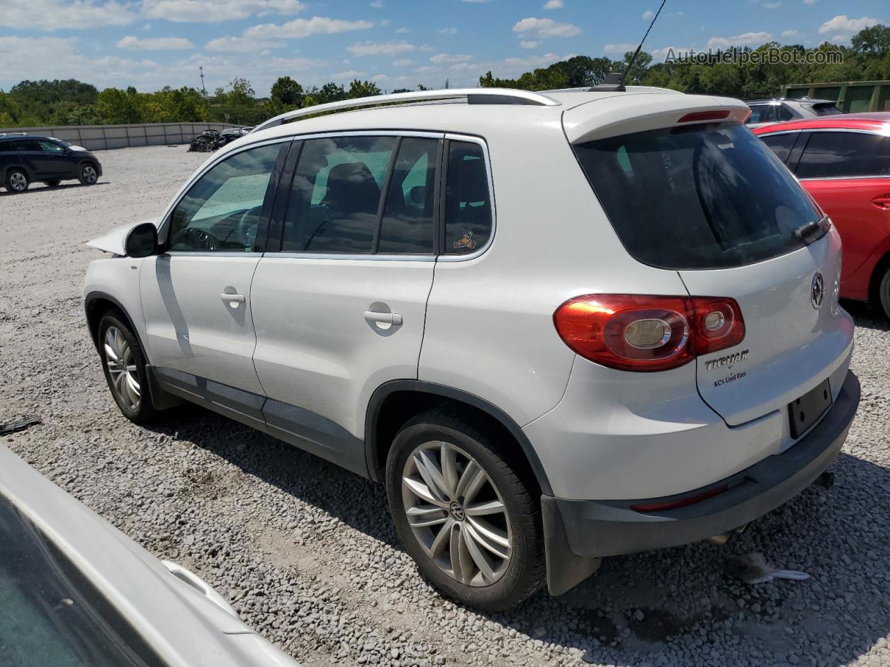 2010 Volkswagen Tiguan Se Белый vin: WVGBV7AXXAW001858