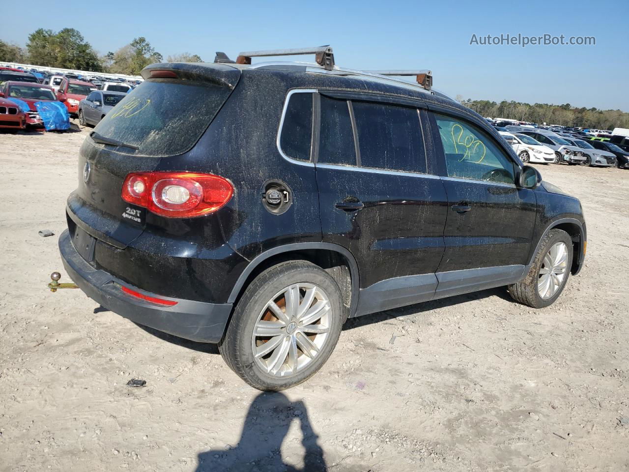 2010 Volkswagen Tiguan Se Black vin: WVGBV7AXXAW501860