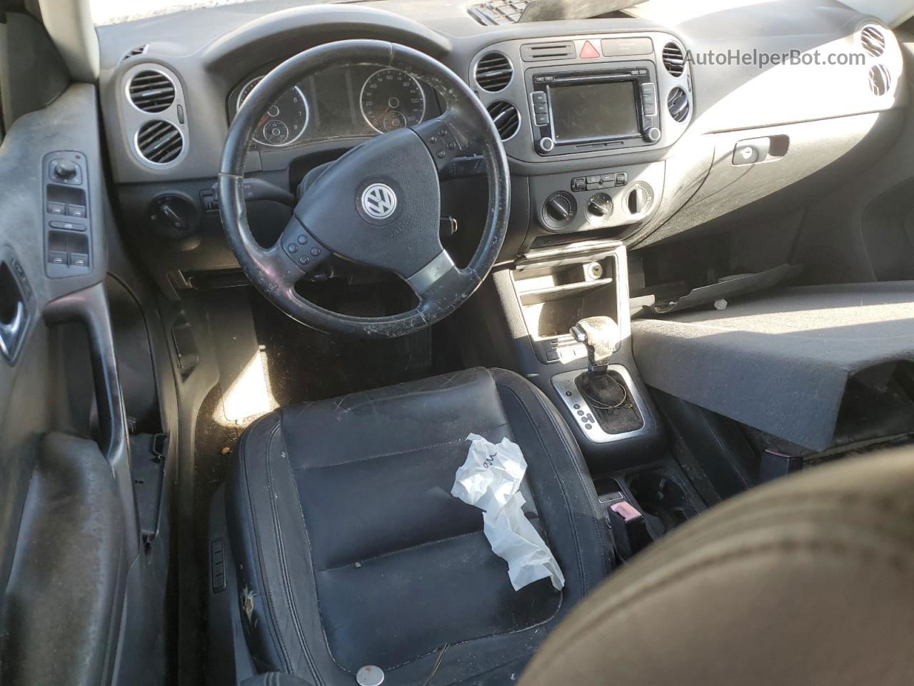 2010 Volkswagen Tiguan Se Черный vin: WVGBV7AXXAW501860