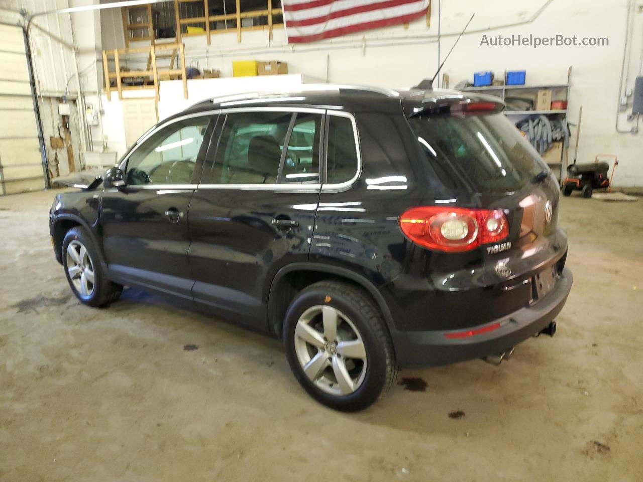 2010 Volkswagen Tiguan Se Черный vin: WVGBV7AXXAW514866