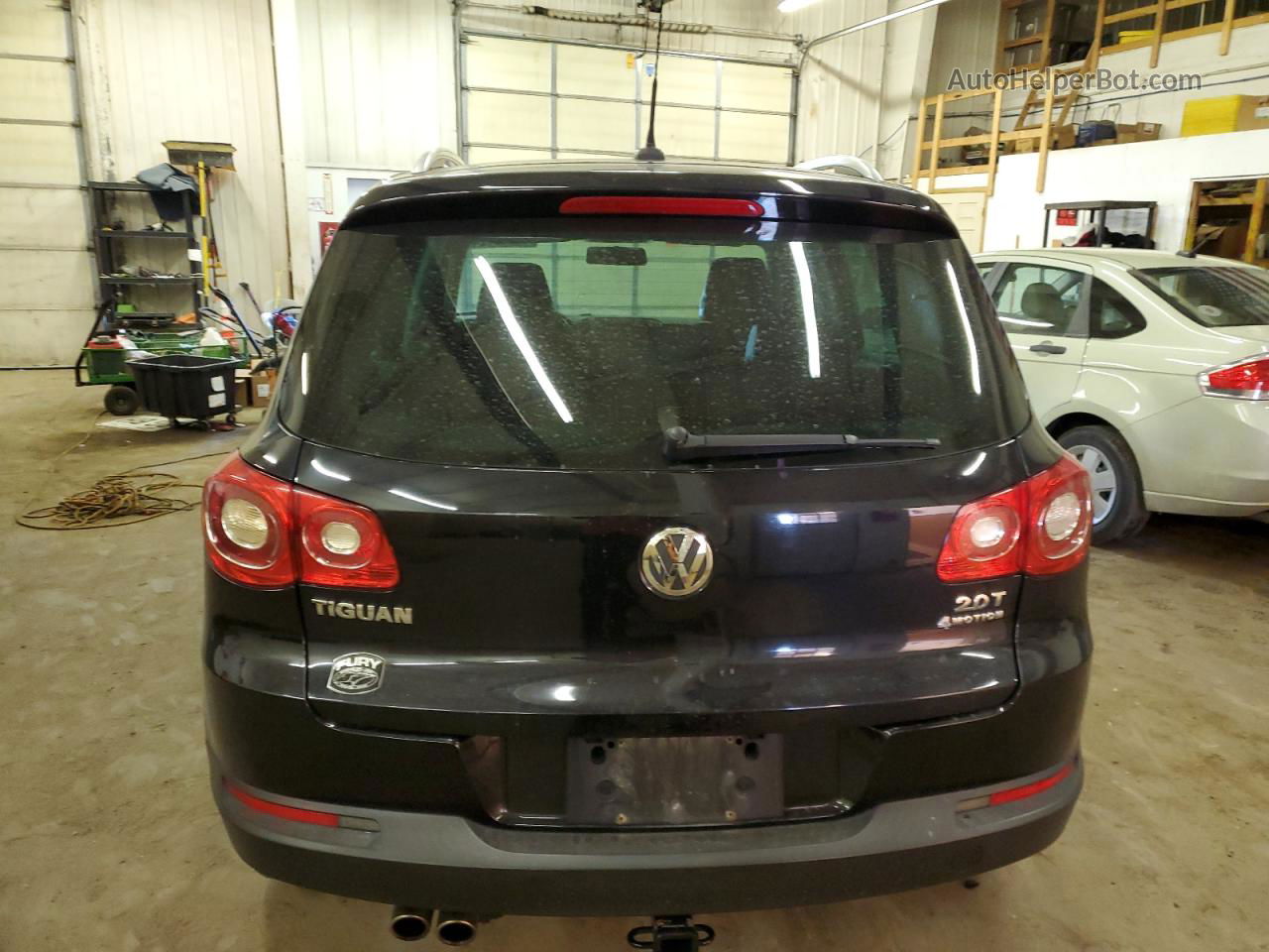 2010 Volkswagen Tiguan Se Black vin: WVGBV7AXXAW514866