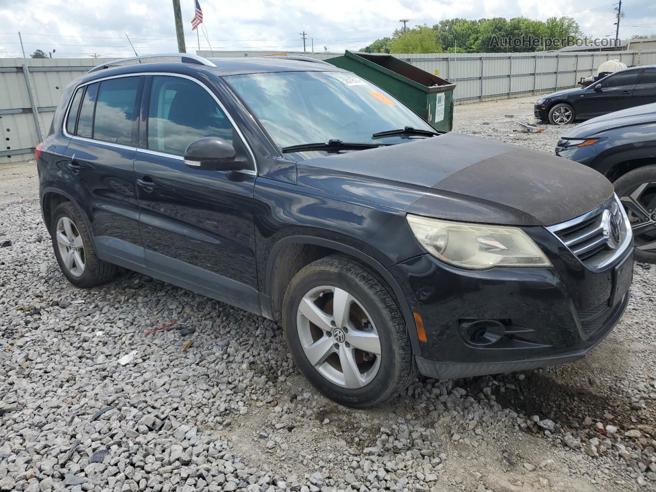 2010 Volkswagen Tiguan Se Black vin: WVGBV7AXXAW525320