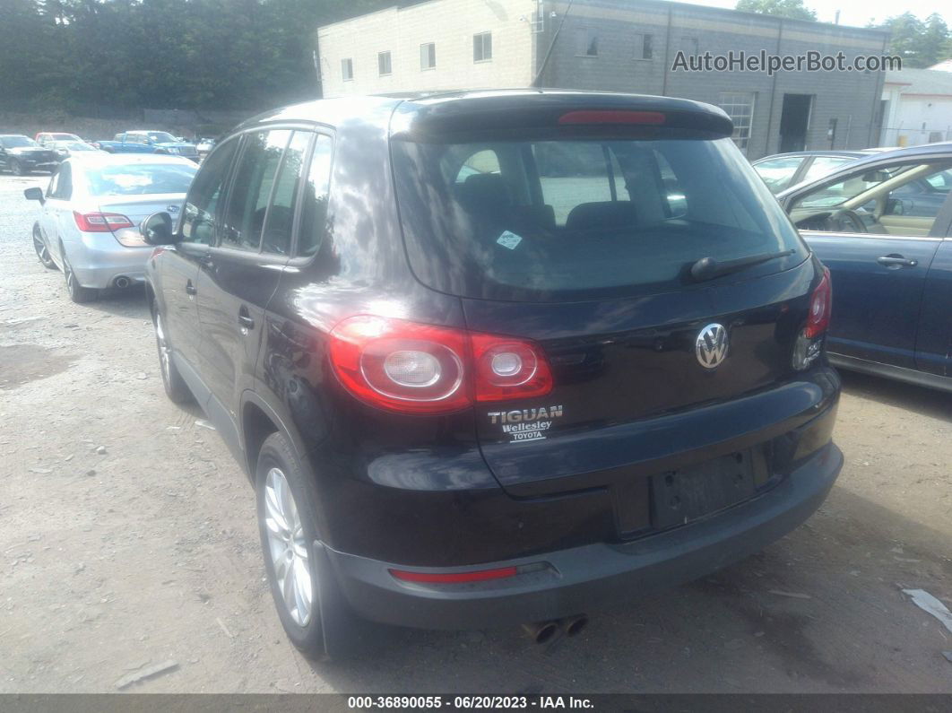 2010 Volkswagen Tiguan S Black vin: WVGBV7AXXAW529187