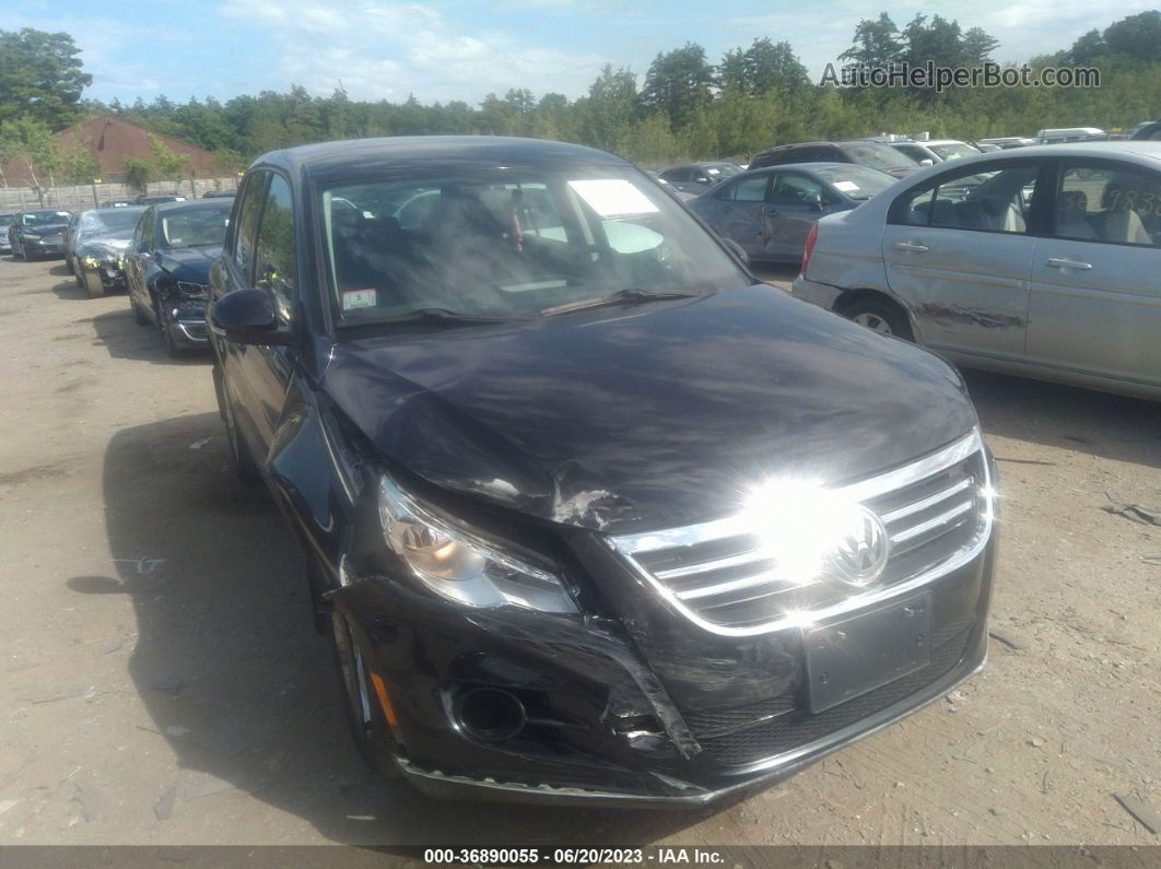 2010 Volkswagen Tiguan S Black vin: WVGBV7AXXAW529187