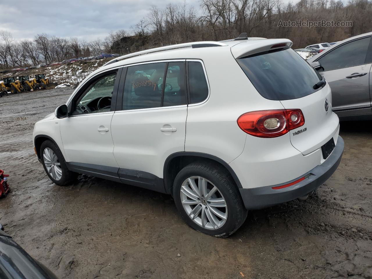 2010 Volkswagen Tiguan Se Белый vin: WVGBV7AXXAW530551