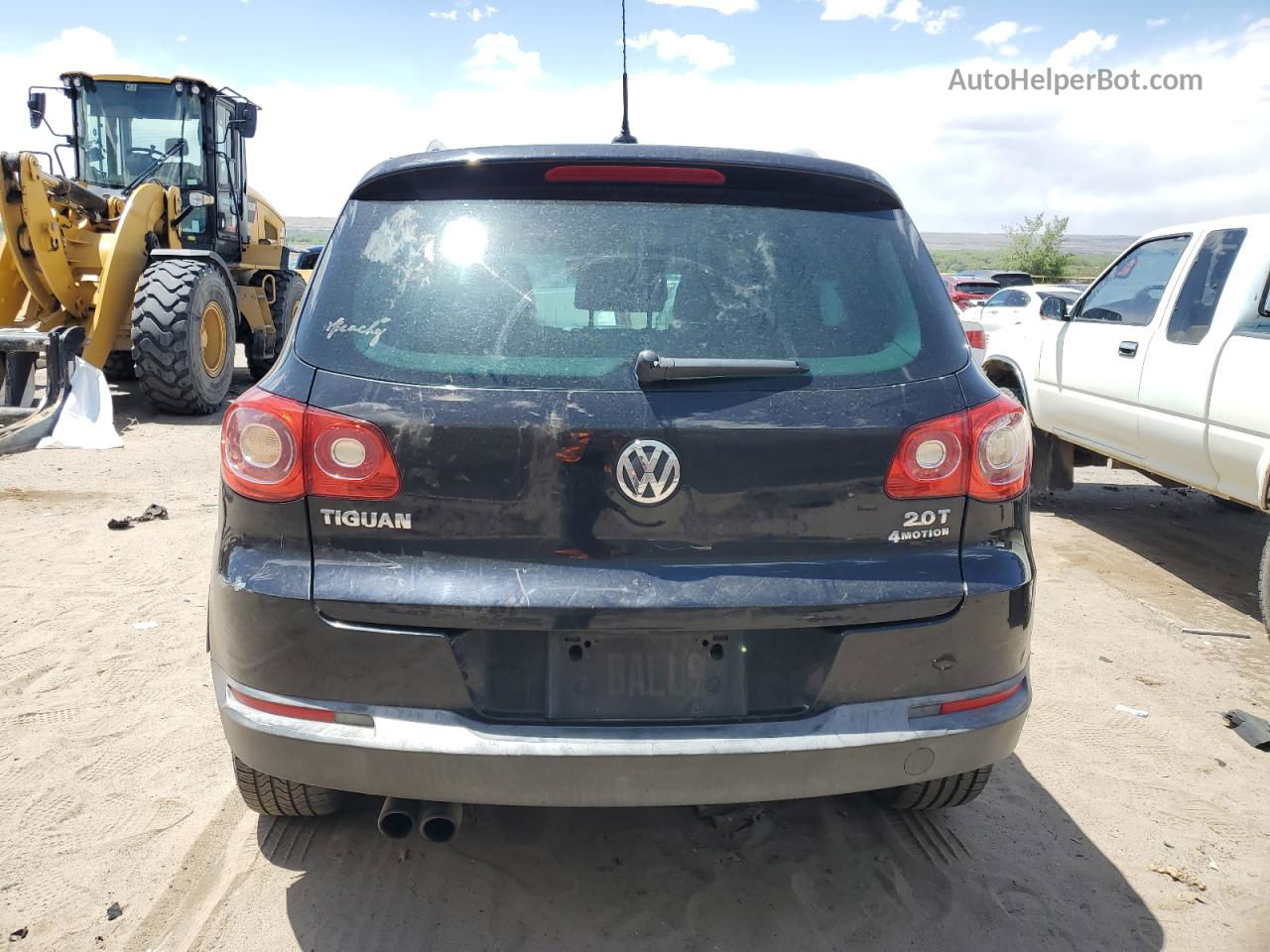 2010 Volkswagen Tiguan Se Черный vin: WVGBV7AXXAW533238