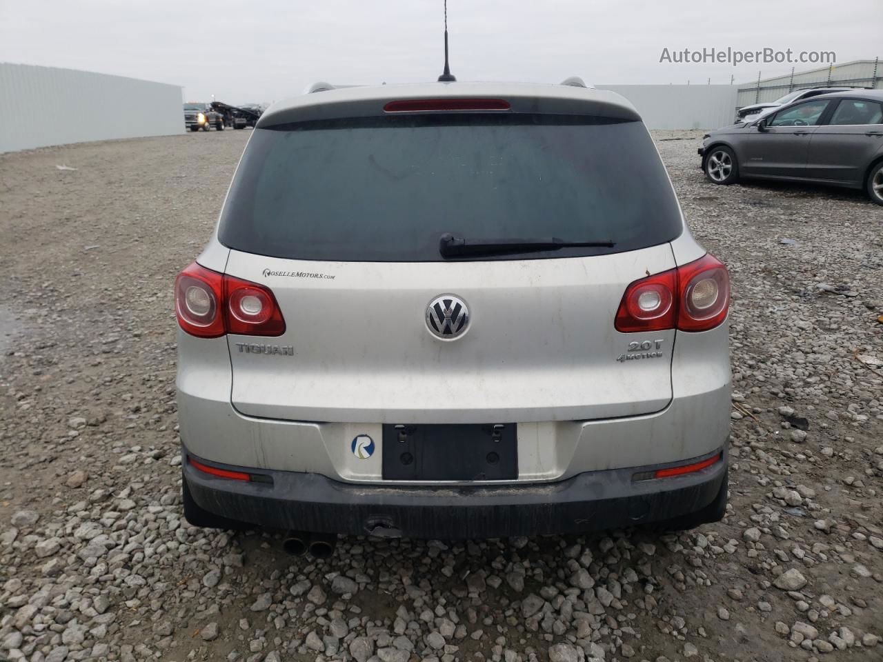 2010 Volkswagen Tiguan Se Silver vin: WVGBV7AXXAW537662