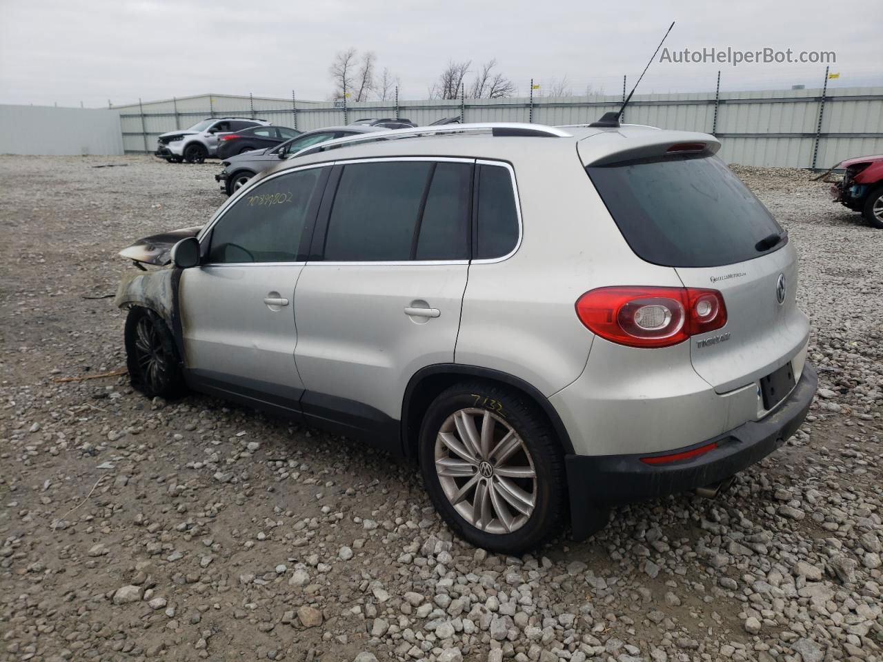 2010 Volkswagen Tiguan Se Silver vin: WVGBV7AXXAW537662