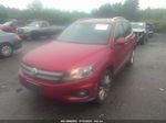 2013 Volkswagen Tiguan Se W/sunroof & Nav Red vin: WVGBV7AXXDW000181